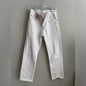 Levi’s wedgie jeans in cream or ecru colour (size 26)